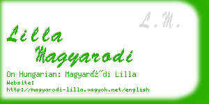 lilla magyarodi business card